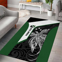 Personalised PNG Western Highlands Province Area Rug Bird of Paradise Tattoo Flag Motif LT9 - Polynesian Pride