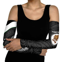 Personalised PNG Western Highlands Province Arm Sleeves Bird of Paradise Tattoo Flag Motif LT9 - Polynesian Pride