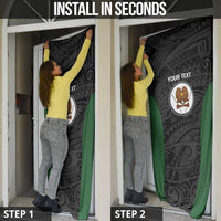 Personalised PNG Western Highlands Province Door Cover Bird of Paradise Tattoo Flag Motif LT9 - Polynesian Pride