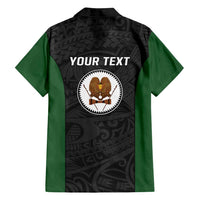 Personalised PNG Western Highlands Province Family Matching Off Shoulder Maxi Dress and Hawaiian Shirt Bird of Paradise Tattoo Flag Motif LT9 - Polynesian Pride