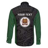 Personalised PNG Western Highlands Province Family Matching Off Shoulder Short Dress and Hawaiian Shirt Bird of Paradise Tattoo Flag Motif LT9 - Polynesian Pride