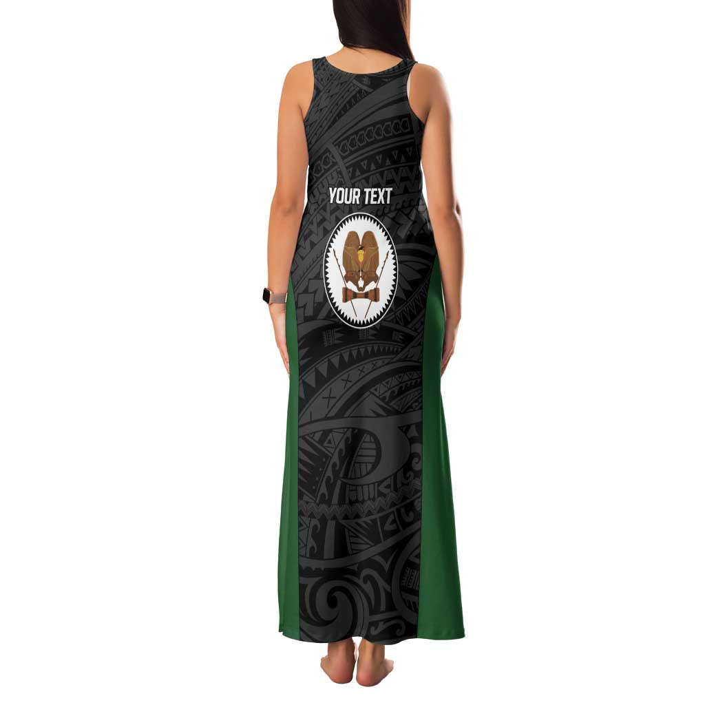 Personalised PNG Western Highlands Province Family Matching Tank Maxi Dress and Hawaiian Shirt Bird of Paradise Tattoo Flag Motif LT9 - Polynesian Pride