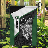 Personalised PNG Western Highlands Province Garden Flag Bird of Paradise Tattoo Flag Motif LT9 Garden Flag Green - Polynesian Pride