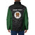 Personalised PNG Western Highlands Province Padded Jacket Bird of Paradise Tattoo Flag Motif - Polynesian Pride