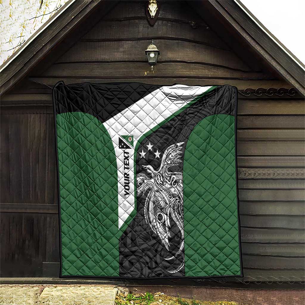 Personalised PNG Western Highlands Province Quilt Bird of Paradise Tattoo Flag Motif LT9 - Polynesian Pride