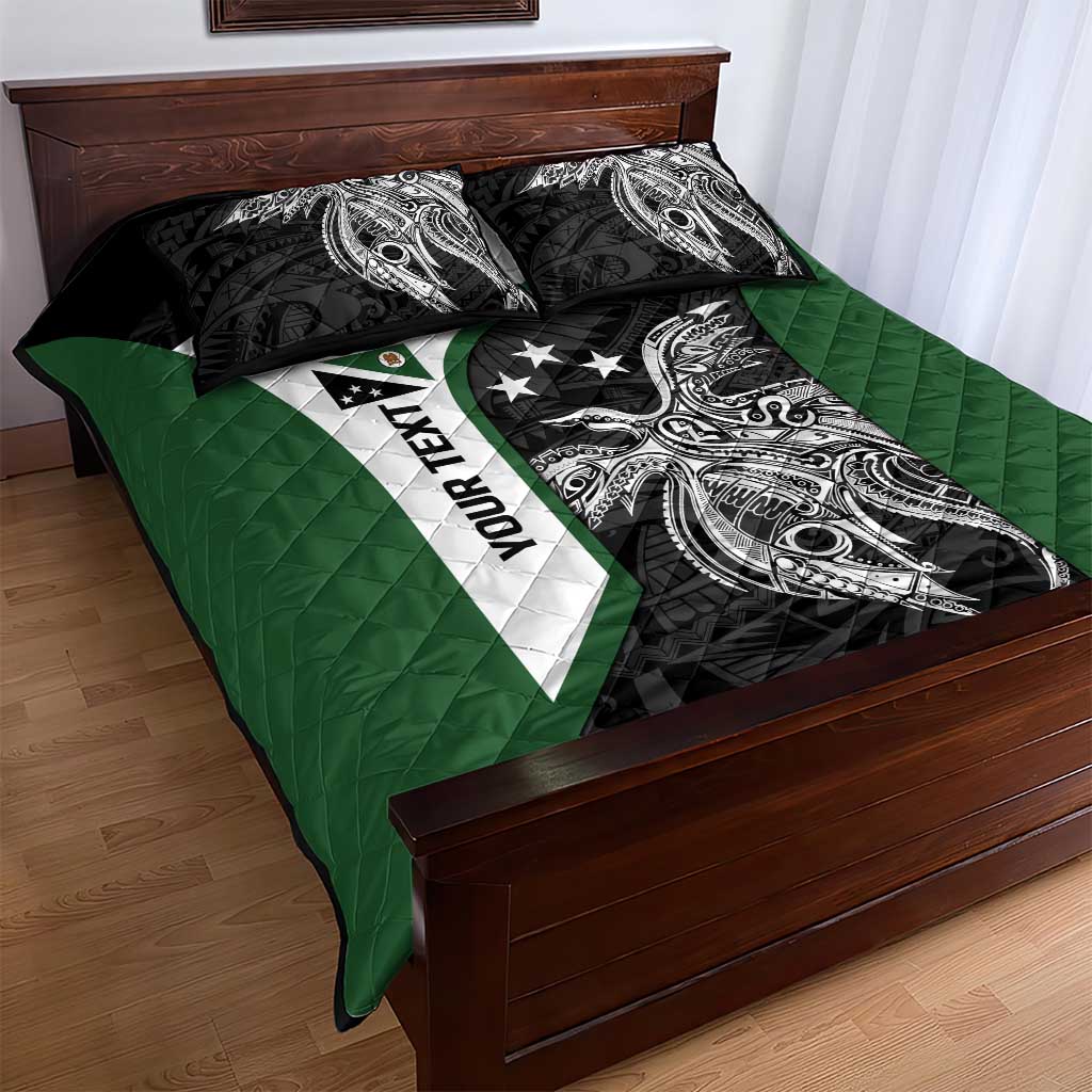 Personalised PNG Western Highlands Province Quilt Bed Set Bird of Paradise Tattoo Flag Motif LT9 - Polynesian Pride