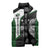 Personalised PNG Western Highlands Province Sleeveless Puffer Jacket Bird of Paradise Tattoo Flag Motif - Polynesian Pride