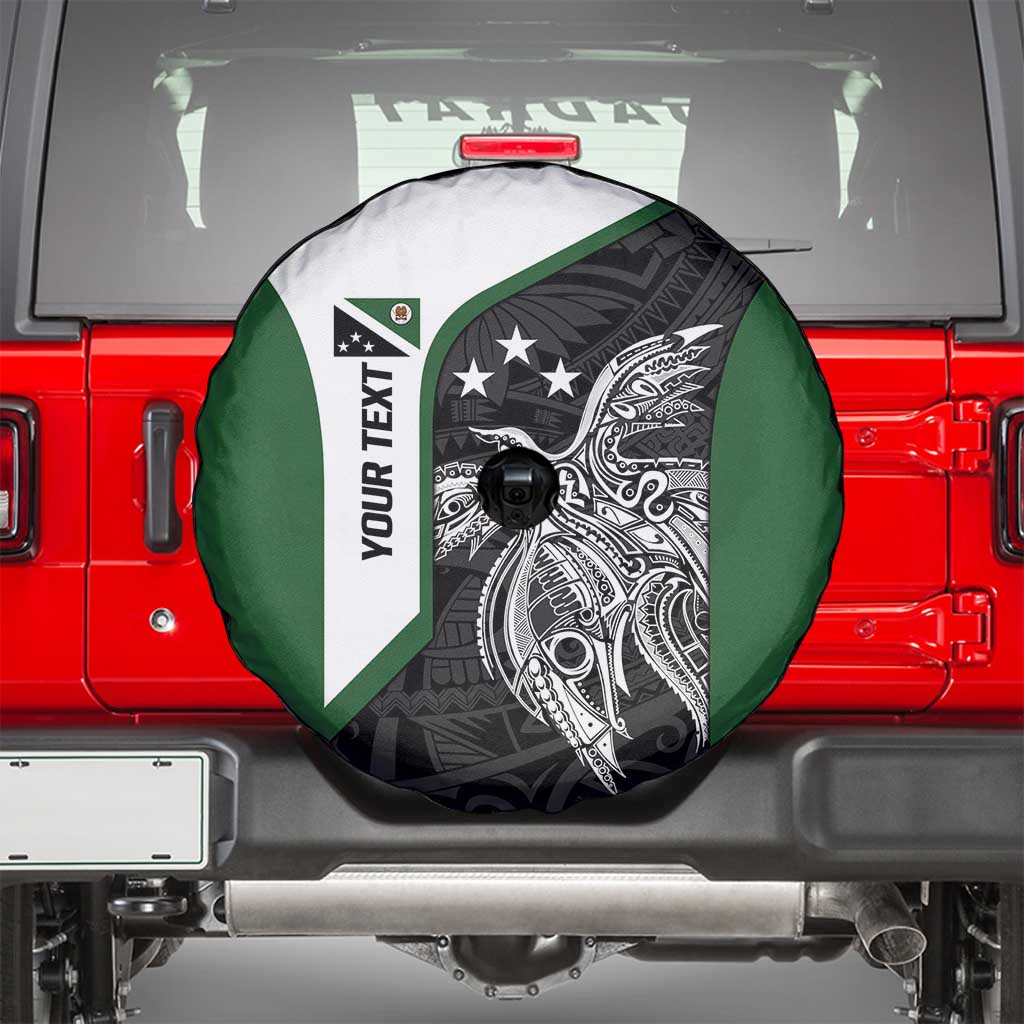 Personalised PNG Western Highlands Province Spare Tire Cover Bird of Paradise Tattoo Flag Motif LT9 - Polynesian Pride
