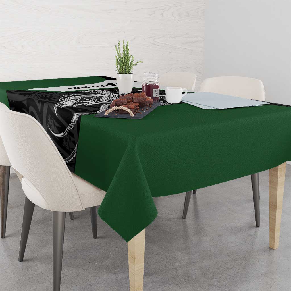 Personalised PNG Western Highlands Province Tablecloth Bird of Paradise Tattoo Flag Motif - Polynesian Pride