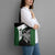 Personalised PNG Western Highlands Province Tote Bag Bird of Paradise Tattoo Flag Motif - Polynesian Pride