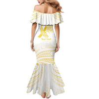 Be Bold Go Gold Polyneisan Ribbon Childhood Personalised Mermaid Dress LT9 - Polynesian Pride