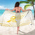 Be Bold Go Gold Polyneisan Ribbon Childhood Personalised Sarong