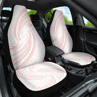 White Sunday Lotu Tamaiti Car Seat Cover Polynesian Wave Pastel Blush LT9 One Size Blush - Polynesian Pride