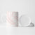 White Sunday Lotu Tamaiti Ceramic Mug Polynesian Wave Pastel Blush - Polynesian Pride