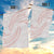 White Sunday Lotu Tamaiti Garden Flag Polynesian Wave Pastel Blush - Polynesian Pride