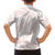 White Sunday Lotu Tamaiti Kid Hawaiian Shirt Polynesian Wave Pastel Blush - Polynesian Pride