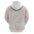 White Sunday Lotu Tamaiti Zip Hoodie Polynesian Wave Pastel Blush - Polynesian Pride