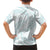 White Sunday Lotu Tamaiti Hawaiian Shirt Polynesian Wave Pastel Cyan - Polynesian Pride