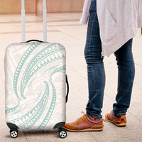 White Sunday Lotu Tamaiti Luggage Cover Polynesian Wave Pastel Cyan LT9 Cyan - Polynesian Pride