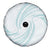 White Sunday Lotu Tamaiti Spare Tire Cover Polynesian Wave Pastel Cyan - Polynesian Pride
