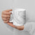 White Sunday Lotu Tamaiti Ceramic Mug Polynesian Wave Pastel Gray - Polynesian Pride