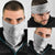 White Sunday Lotu Tamaiti Neck Gaiter Polynesian Wave Pastel Gray LT9