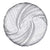 White Sunday Lotu Tamaiti Spare Tire Cover Polynesian Wave Pastel Gray - Polynesian Pride
