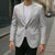 White Sunday Lotu Tamaiti Blazer Polynesian Wave Pastel Nude - Polynesian Pride