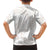 White Sunday Lotu Tamaiti Kid Hawaiian Shirt Polynesian Wave Pastel Nude - Polynesian Pride