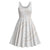 White Sunday Lotu Tamaiti Midi Dress Polynesian Wave Pastel Nude - Polynesian Pride