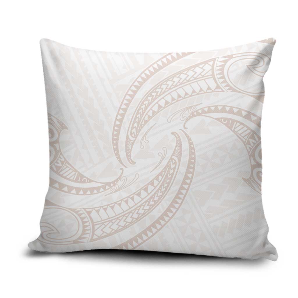 White Sunday Lotu Tamaiti Pillow Cover Polynesian Wave Pastel Nude LT9 Nude - Polynesian Pride