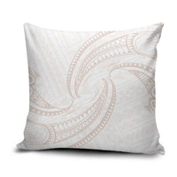 White Sunday Lotu Tamaiti Pillow Cover Polynesian Wave Pastel Nude LT9 Nude - Polynesian Pride