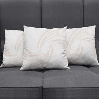 White Sunday Lotu Tamaiti Pillow Cover Polynesian Wave Pastel Nude LT9 - Polynesian Pride