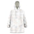 White Sunday Lotu Tamaiti Wearable Blanket Hoodie Polynesian Wave Pastel Nude - Polynesian Pride