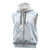 White Sunday Lotu Tamaiti Sleeveless Zip Hoodie Polynesian Wave Pastel Sky Blue - Polynesian Pride