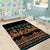 Black Batik Papua-inspired Pattern Area Rug - Polynesian Pride