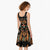 Black Batik Papua-inspired Pattern Midi Dress - Polynesian Pride