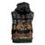 Black Batik Papua-inspired Pattern Sleeveless Zip Hoodie - Polynesian Pride