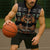 Black Batik Papua-inspired Pattern Sleeveless Zip Hoodie - Polynesian Pride