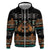 Black Batik Papua-inspired Pattern Zip Hoodie - Polynesian Pride