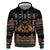 Black Batik Papua-inspired Pattern Zip Hoodie - Polynesian Pride