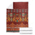 Oxblood Batik Papua-inspired Pattern Blanket - Polynesian Pride