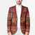 Oxblood Batik Papua-inspired Pattern Blazer - Polynesian Pride
