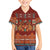 Oxblood Batik Papua-inspired Pattern Family Matching Short Sleeve Bodycon Dress and Hawaiian Shirt - Polynesian Pride
