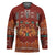 Oxblood Batik Papua-inspired Pattern Hockey Jersey - Polynesian Pride