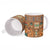 Terracotta Batik Papua-inspired Pattern Ceramic Mug - Polynesian Pride