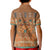 Terracotta Batik Papua-inspired Pattern Kid Polo Shirt - Polynesian Pride