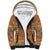 Terracotta Batik Papua-inspired Pattern Sherpa Hoodie - Polynesian Pride