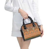 Terracotta Batik Papua-inspired Pattern Shoulder Handbag - Polynesian Pride
