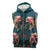 Dark Cyan Blue Bird of Batik Papua Sleeveless Zip Hoodie Exotic Natural Wealth of Papua - Polynesian Pride